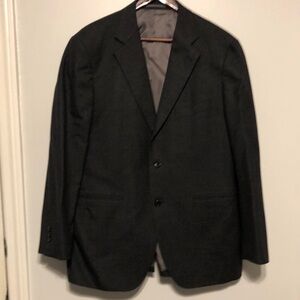 J. Press Peppin Merino charcoal grey suit